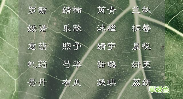 清隽出尘！诗词里古色古香的女孩名字，个个眼前一亮 夕什么的网名