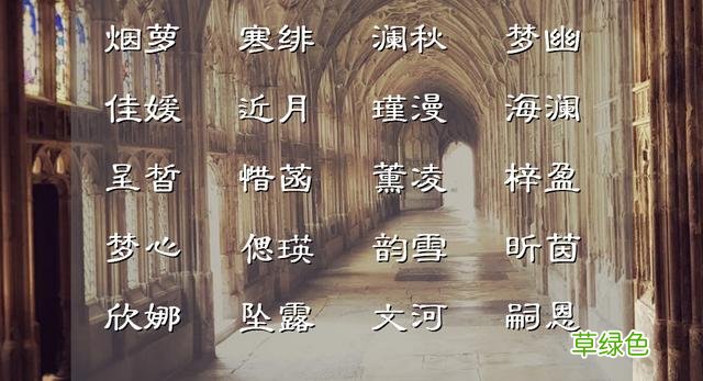 古典诗词里面仙仙美美的女孩儿名字，学识渊博，使人一眼沦陷 女孩叫俊什么