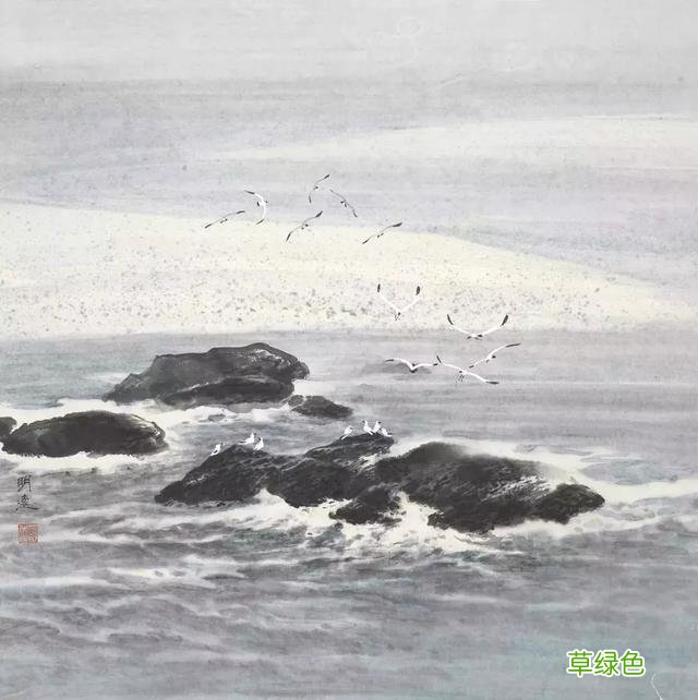 海纳百川有容乃大——中国海洋画派创始人宋明远作品选 宋明远名字