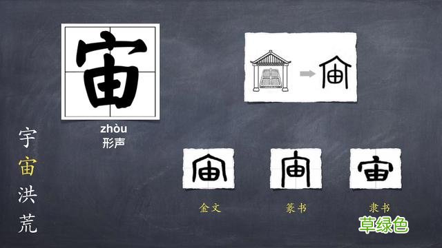 每个孩子都是父母的“形声字”。Matt学中文⑦千字文de宙 宙字怎么写