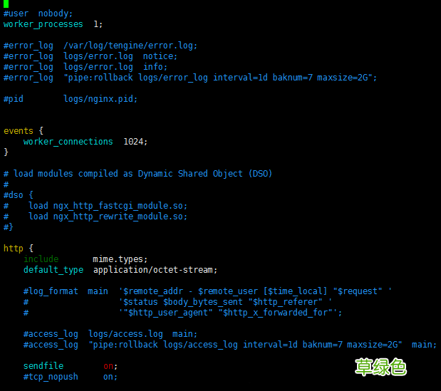 借用nginx.vim工具进行语法高亮和格式化配置nginx.conf文件