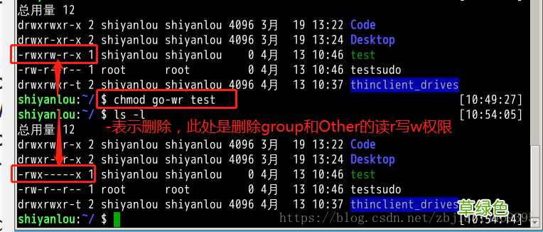Linux文件和文件夹权限操作方法