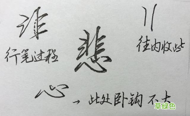 硬笔行书常用字，举一反三：墨、丝、诗、染、羊、悲 承怎么写笔顺