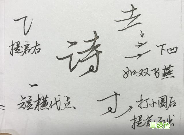 硬笔行书常用字，举一反三：墨、丝、诗、染、羊、悲 承怎么写笔顺