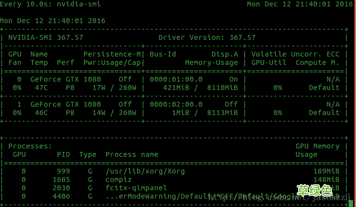 Linux下监视NVIDIA的GPU使用情况详解