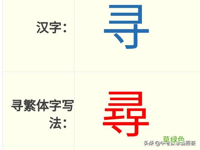 寻字繁体字？ 杳字繁体怎么写