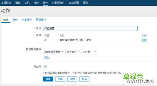 Zabbix配置钉钉的带图片报警功能