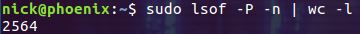 Linux lsof命令使用详解