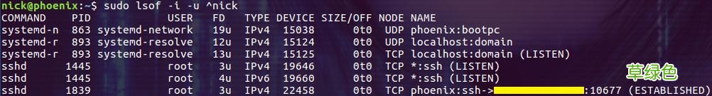 Linux lsof命令使用详解