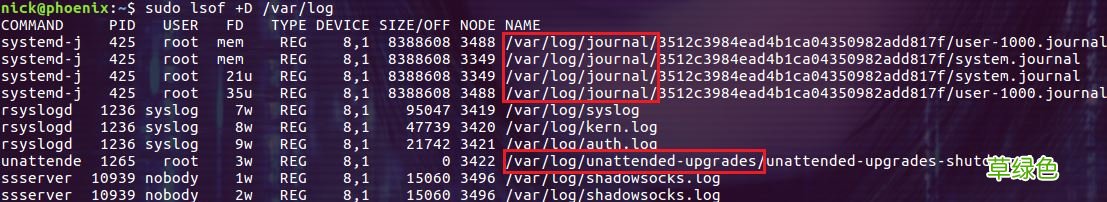 Linux lsof命令使用详解