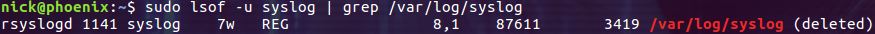 Linux lsof命令使用详解