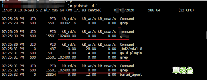 Linux 查看磁盘IO并找出占用IO读写很高的进程