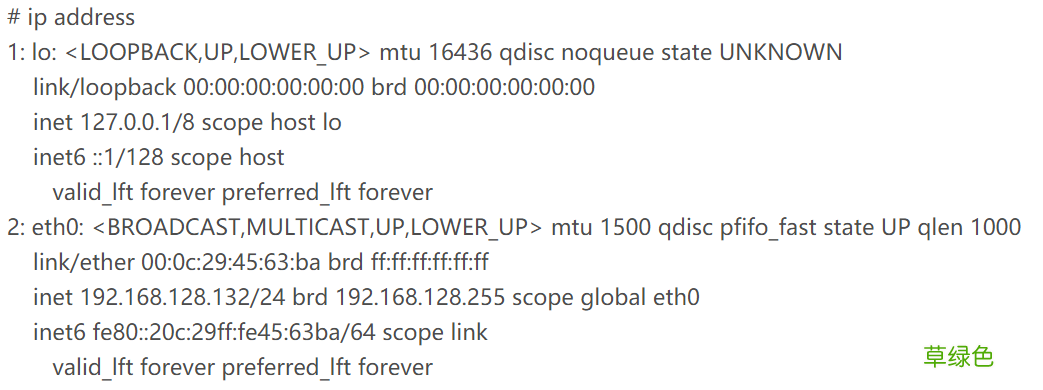 Linux查看ip的实例方法