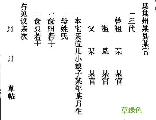 中国古代提亲议亲的“纳采”礼，随时代、地域、民族不同而变化 -W什么字