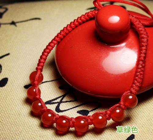 本命年红绳手链编织教程 本命年红绳手链