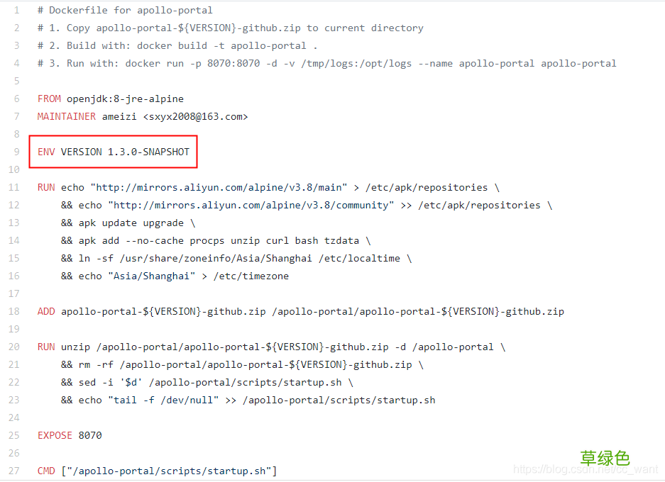 CentOS7使用docker部署Apollo配置中心的实现