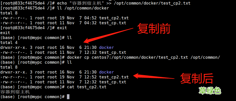 docker容器与宿主机的数据交互方式总结