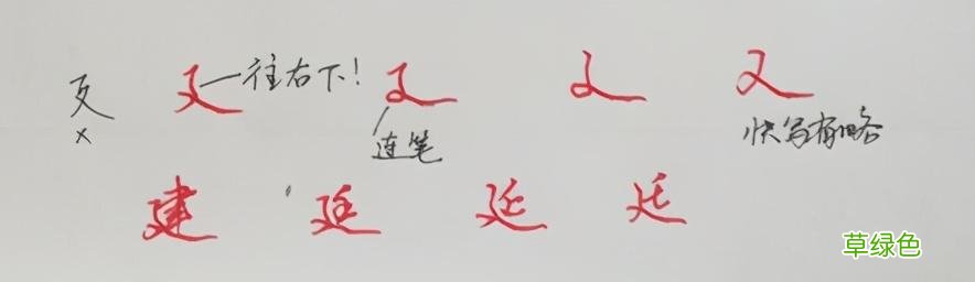 纯干货，行楷、行书怎么快写？这55个“偏旁部首”必然要用到 俊怎么写笔画