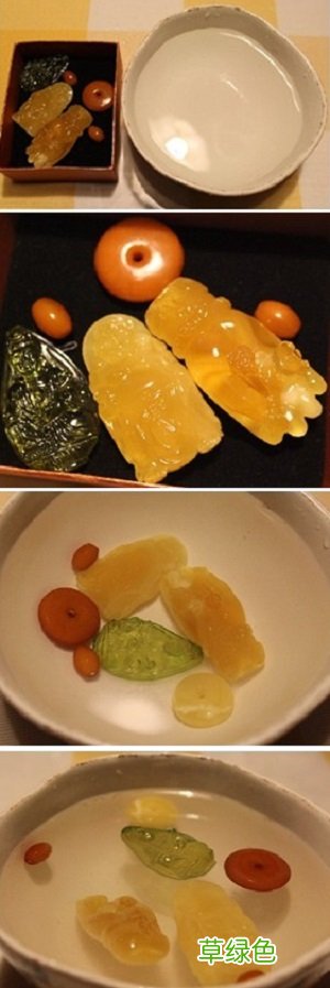 盐水检测琥珀蜜蜡手串的方法