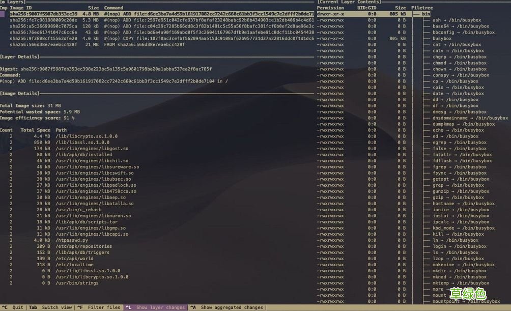 Docker镜像分析工具dive原理解析