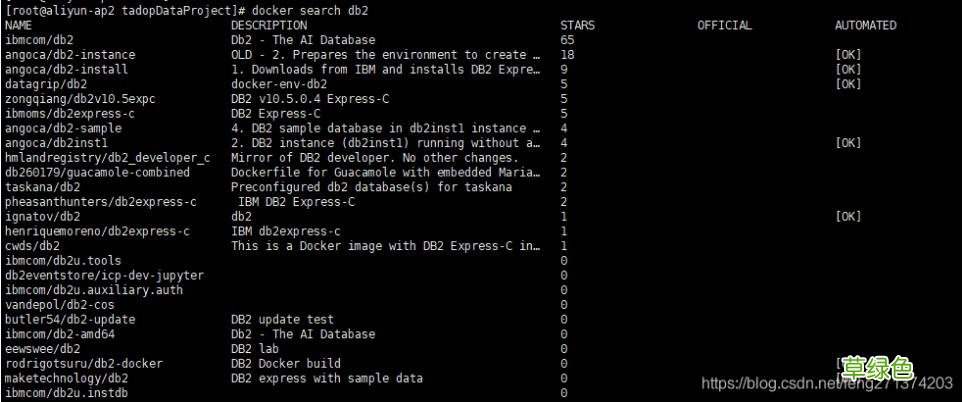 docker-compose安装db2数据库操作