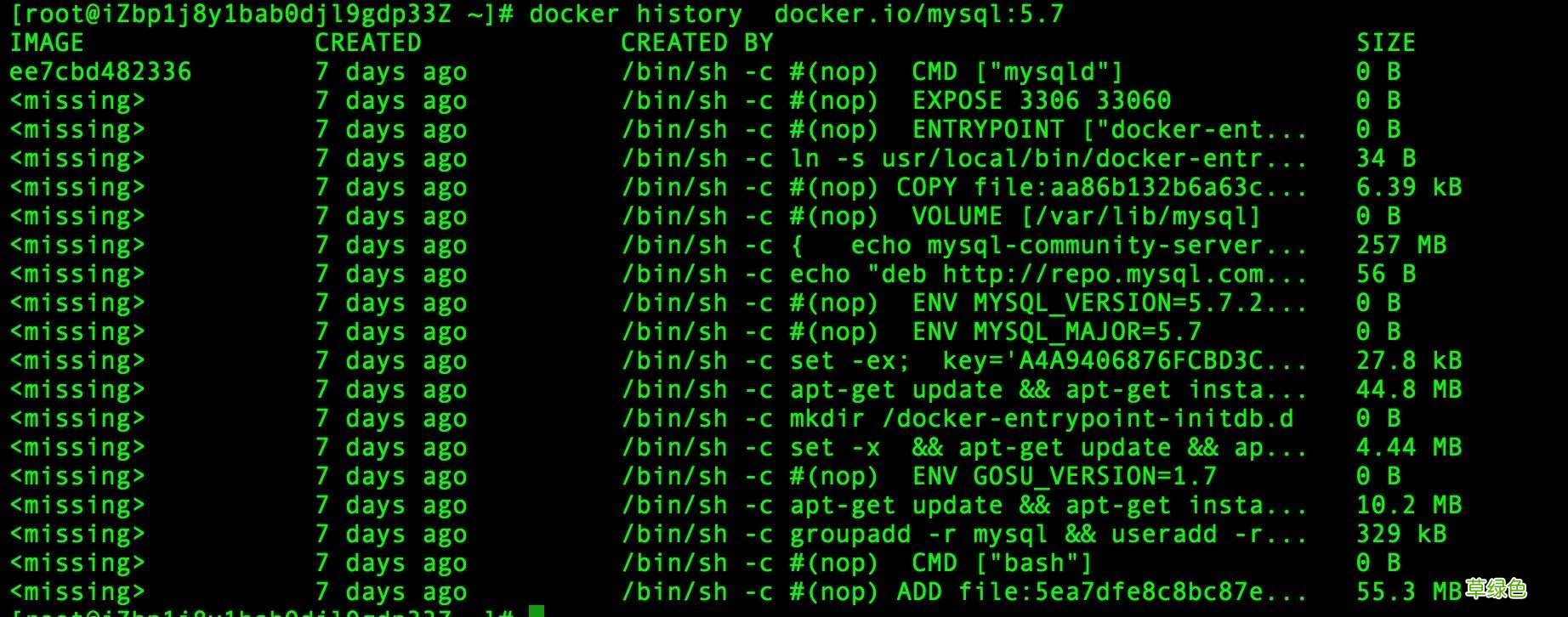 Docker 查看镜像信息的方法