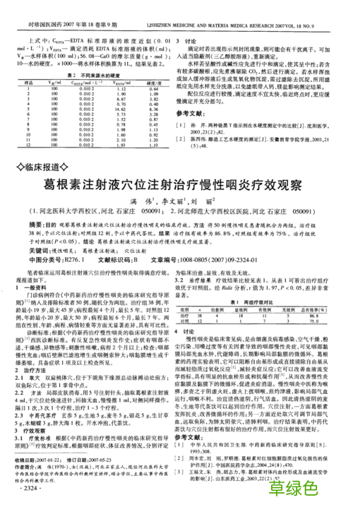 葛根素针剂说明书 葛根素说明书