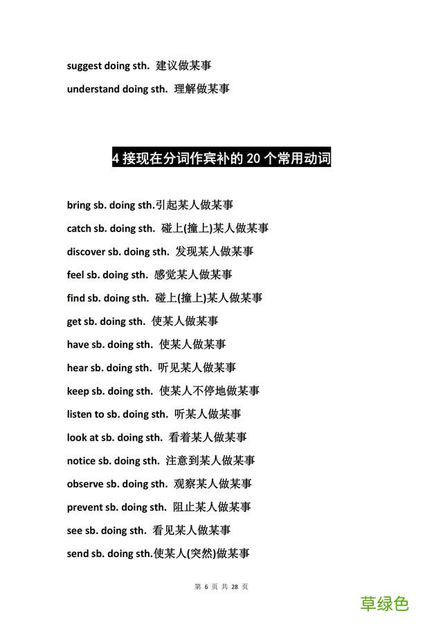 全了！高中英语必背的单词短语，都在这，一目了然 全字英文怎么写