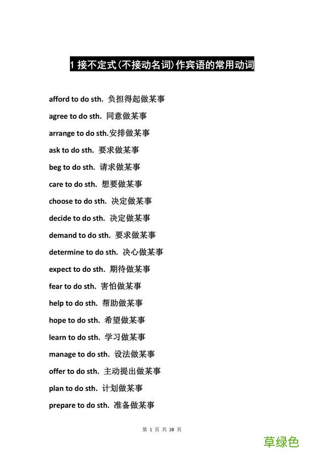 全了！高中英语必背的单词短语，都在这，一目了然 全字英文怎么写