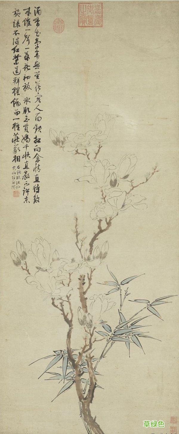 故宫花信｜玉兰：不随红紫逞鲜秾，偏留一种庄严相 均属什么字