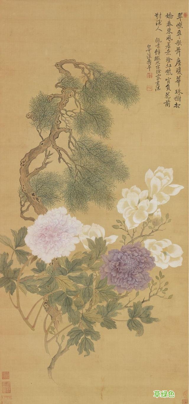故宫花信｜玉兰：不随红紫逞鲜秾，偏留一种庄严相 均属什么字