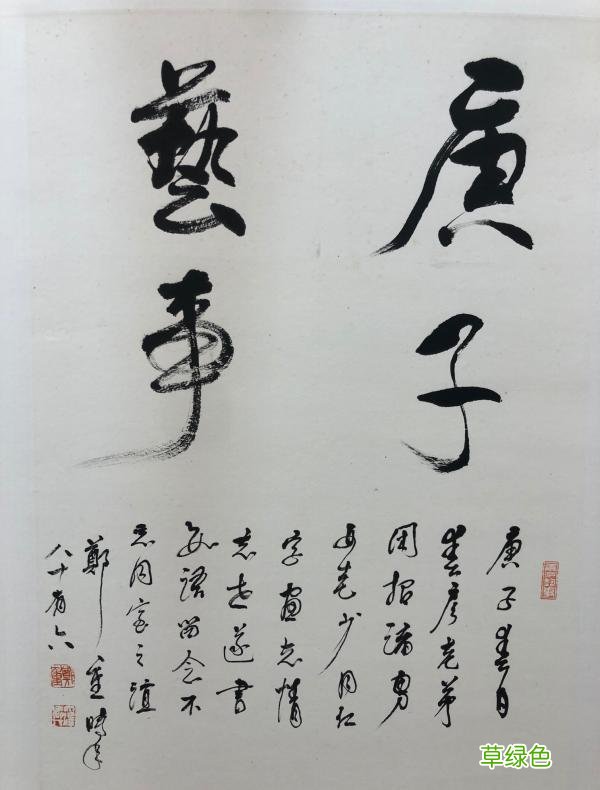 “庚子艺事展”：从尚长荣韩羽到九龄学生，以艺事记录疫事 嘉展名字