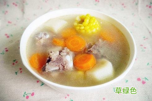 山药胡萝卜排骨汤家常的做法 山药胡萝卜排骨汤