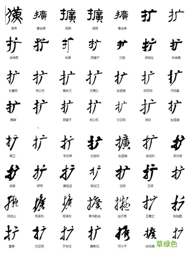 常用字范式之二十七 官繁体字怎么写
