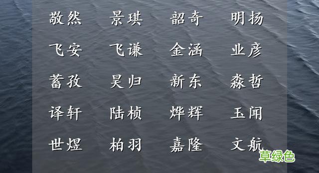 皓月方来的男子名字，浩气凌云，逾山越海 向什么取名