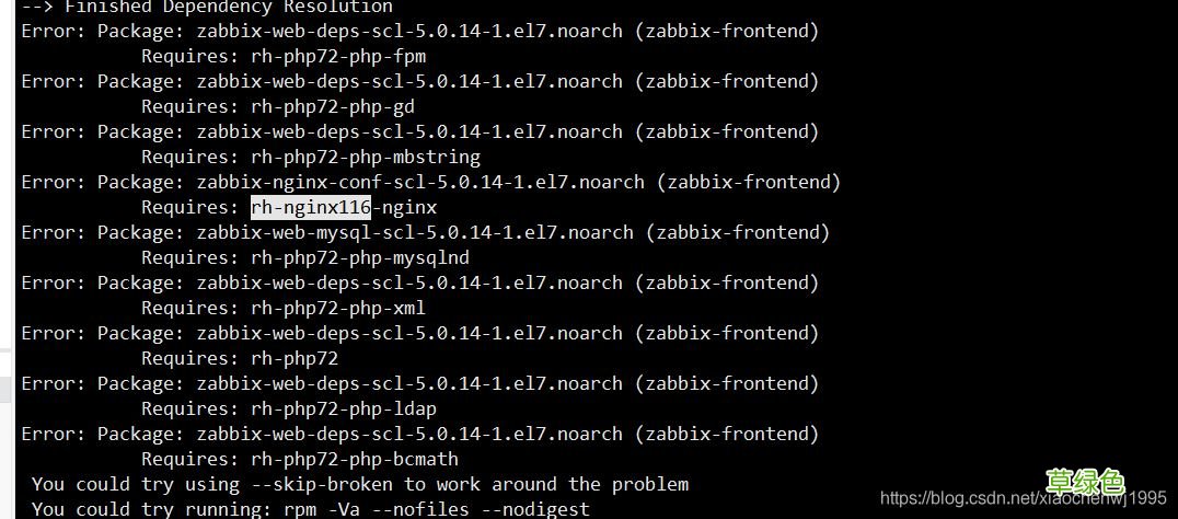 centos7.9安装zabbix5.0.14及配置过程