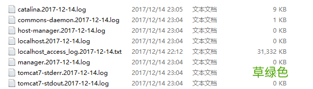 小结 tomcat logs 目录下各日志文件的解析