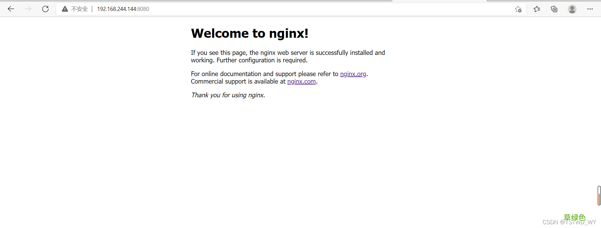 nginx容器配置文件独立的实现