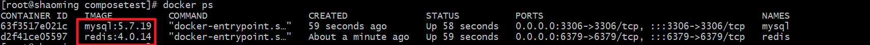 docker compose入门helloworld的详细过程