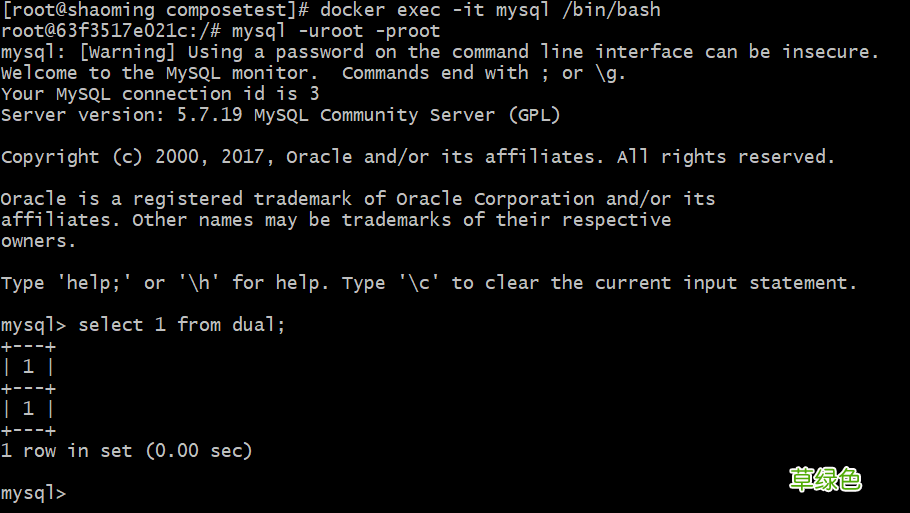docker compose入门helloworld的详细过程