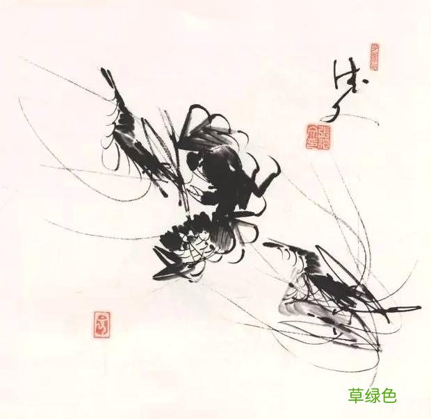 超详细：中国画——虾的画法，先收藏慢慢看吧 虾的笔画怎么写