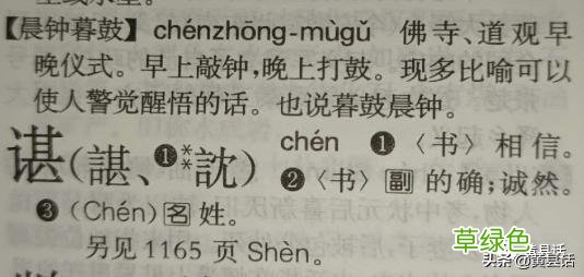 为什么谌龙的“谌”读chén，而谌利军的“谌”读shèn？ 姓念怎么取名