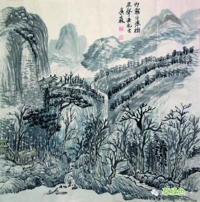 山水画家 ·栗广森——天外天推荐艺术家系列第642期 广森的名字