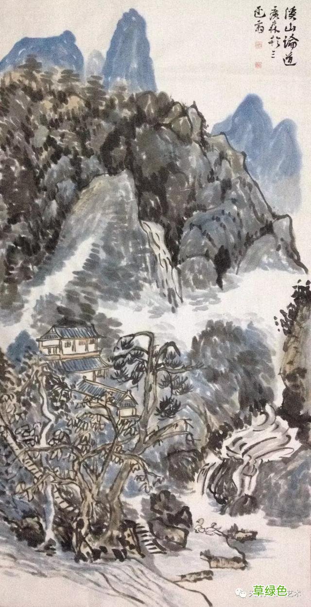 山水画家 ·栗广森——天外天推荐艺术家系列第642期 广森的名字
