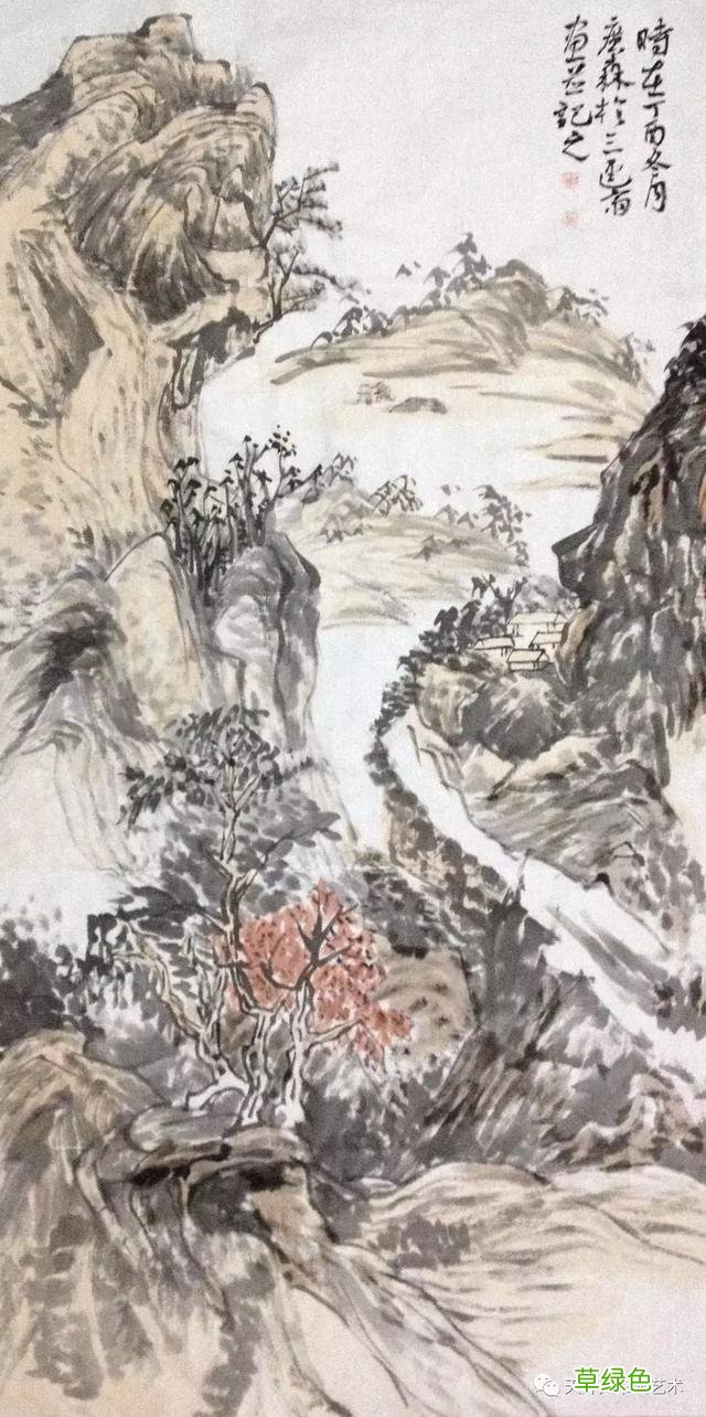 山水画家 ·栗广森——天外天推荐艺术家系列第642期 广森的名字