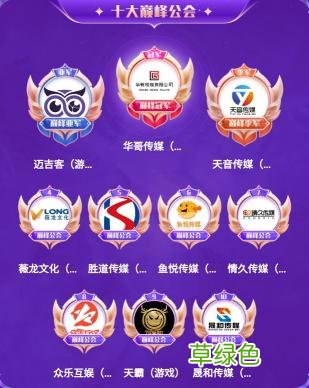 星光大赏：十大巅峰公会诞生，天霸、情久各占一席之地 好听的帮派名字