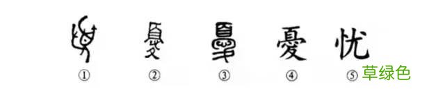 字典——每日释一字：忧 忧繁体怎么写