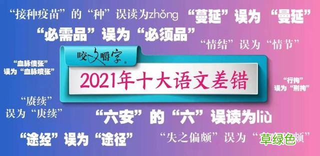 2021“十大语文差错”是如何选出来的？为你揭秘 昂字属什么
