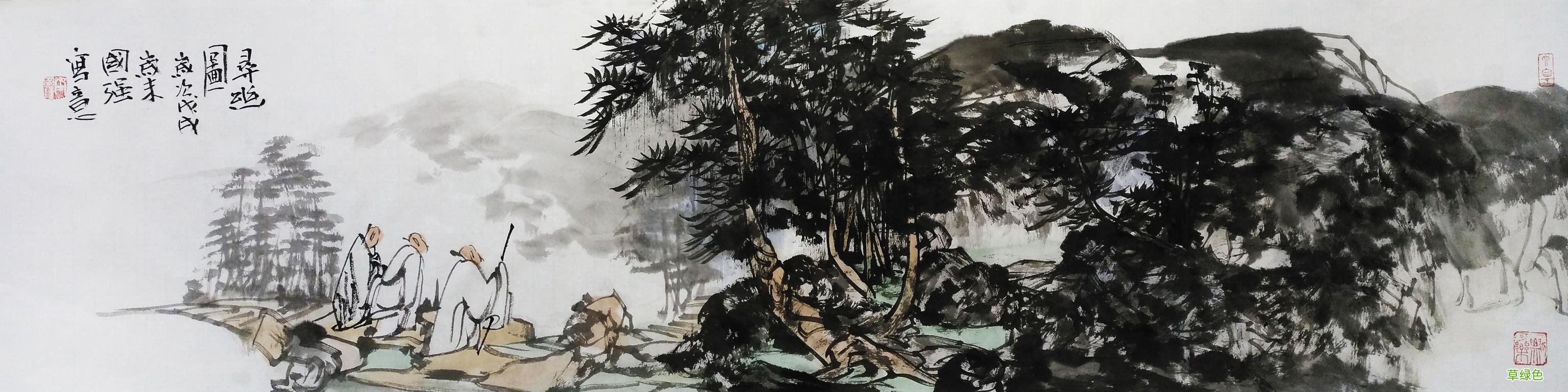 他的写意画当属性灵派，追求笔墨意趣和文人画的精湛与凝练 画什么属性