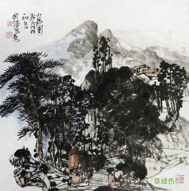 他的写意画当属性灵派，追求笔墨意趣和文人画的精湛与凝练 画什么属性
